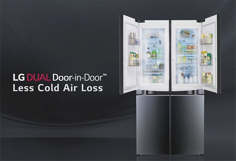 LG Dual Door-in-Door Less Cold Air Loss